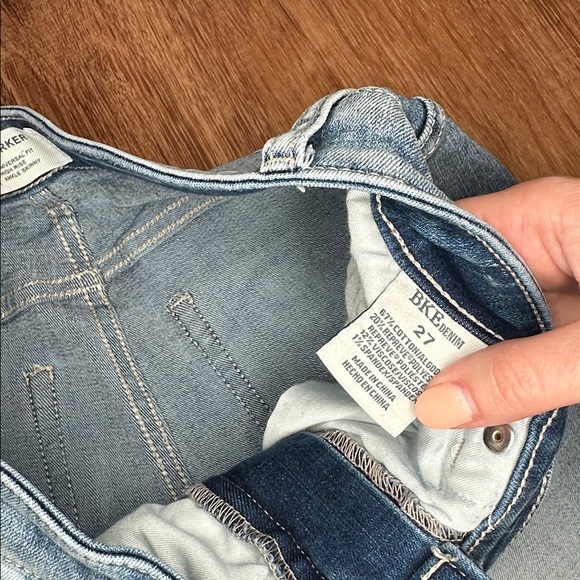 Women’s BKE Parker Faded Blue Jeans Light Wash size 27 - Picture 8 of 11